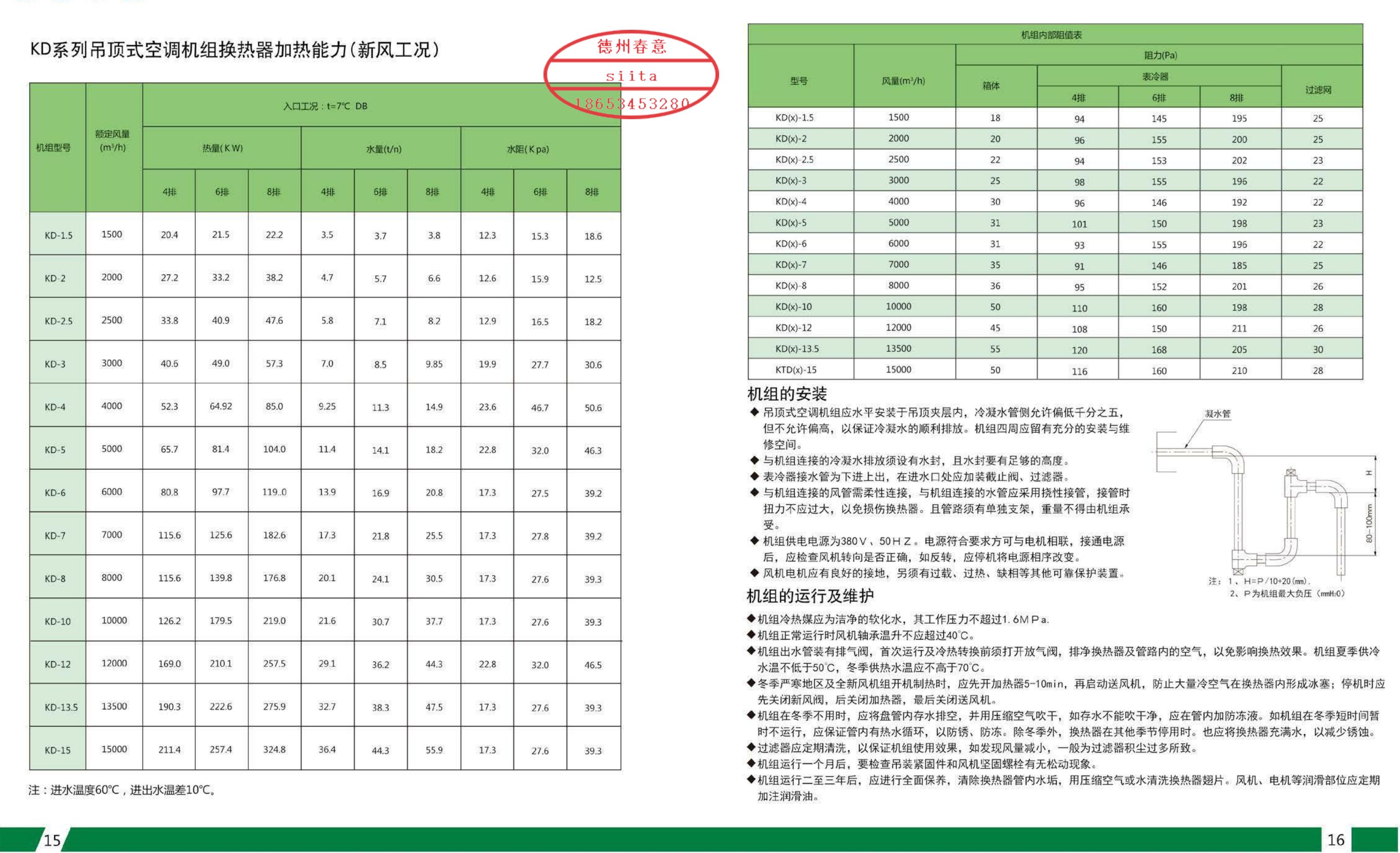 新風(fēng)機組制熱